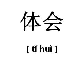 體會[漢語詞語]