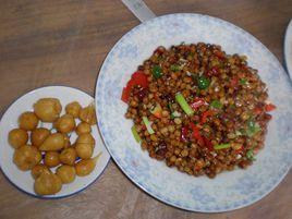 青椒炒黃豆 青椒炒黃豆