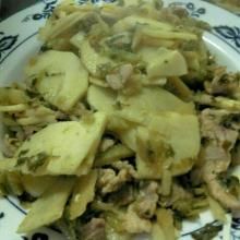 豬肉炒酸菜筍 豬肉炒酸菜筍