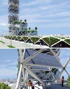 墨西哥城層疊式太陽能摩天大