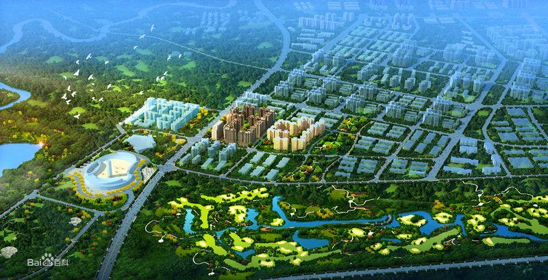 成都佳兆業廣場鳥瞰圖