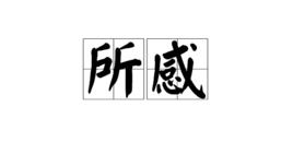 所感 所感
