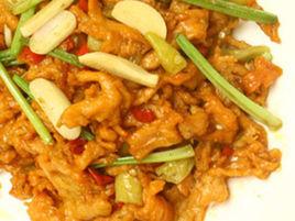 香菜梗炒雞片 香菜梗炒雞片