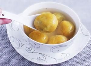 南瓜芝麻湯圓 南瓜芝麻湯圓