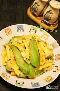 絲瓜炒鴨蛋 絲瓜炒鴨蛋