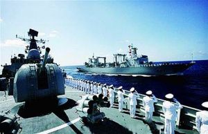 （圖）中國海上閱兵