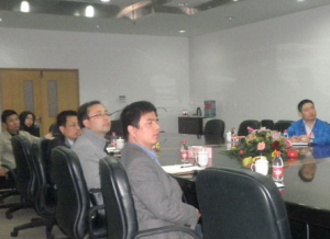北侖區王區長一行蒞臨公司指導會議