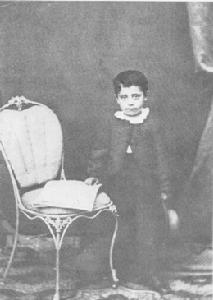 Gustav Mahler at six years