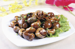 油燜香螺 油燜香螺