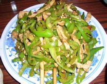 蒜苔炒肉