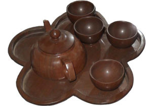 木魚石茶具