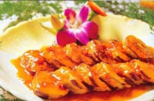 醋香煎茄夾 醋香煎茄夾