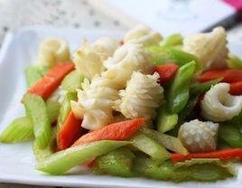 鮮尤炒西芹 鮮尤炒西芹