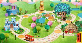 遊樂園的觀光車 遊樂園的觀光車