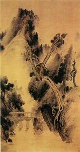 清陸日為關山行旅圖