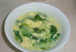 青菜蛋花湯 青菜蛋花湯