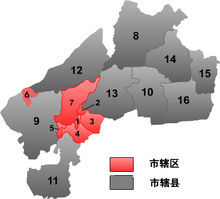 齊齊哈爾行政區劃圖