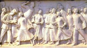 人民英雄紀念碑《五四運動》浮雕 人民英雄紀念碑《五四運動》浮雕