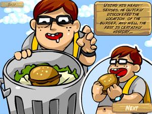 書呆子吃漢堡遊戲 書呆子吃漢堡遊戲