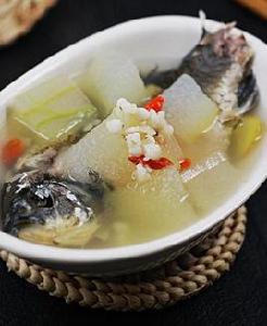冬瓜薏米鯽魚湯 冬瓜薏米鯽魚湯