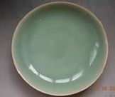 豆青釉盤 豆青釉盤