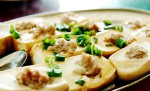 燴荔枝豆腐 燴荔枝豆腐