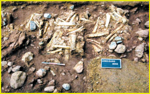 重慶巫山古人類化石出土現場