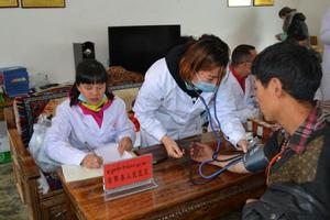 2017年5月援藏醫療隊醫生到阿扎村義診現場2