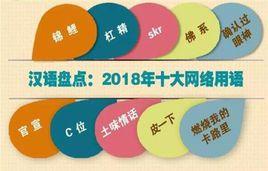 2018年度十大網路用語 2018年度十大網路用語