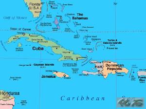 海地島位於古巴島和波多黎各島之間