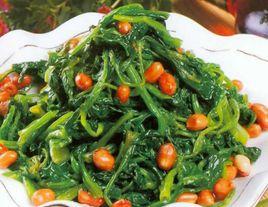 陳醋菠菜花生米 陳醋菠菜花生米