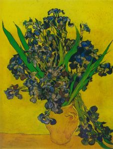 《生養紫色鳶尾花的花瓶》 《生養紫色鳶尾花的花瓶》