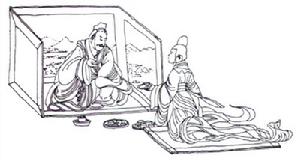 （圖）這是東晉畫家顧愷之的《列女仁智圖》（宋摹本）局部