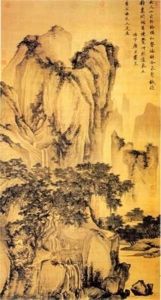 山路松聲圖軸 山路松聲圖軸