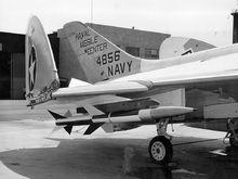 F-3D戰鬥機掛載的AIM-7A空空飛彈