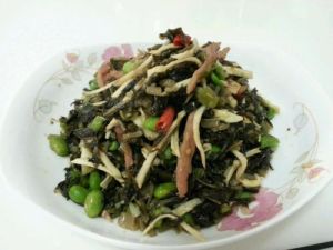 雪筍炒毛豆 雪筍炒毛豆