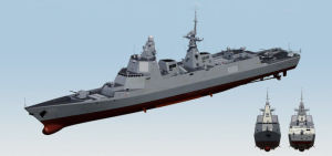 新型055型驅逐艦