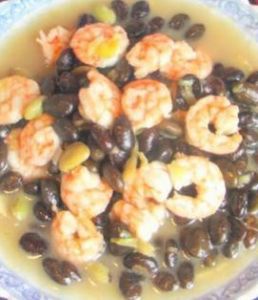 蝦仁燒黑豆 蝦仁燒黑豆