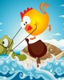 小雞和海龜 小雞和海龜