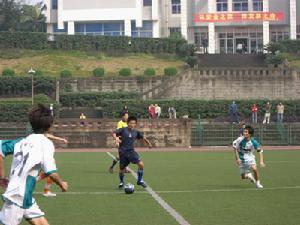 團結廣場上的足球賽