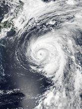強颱風珊珊 衛星雲圖