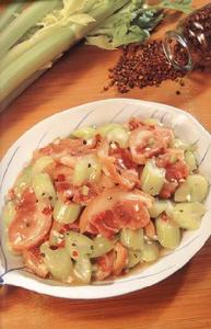 黑椒西芹鹹熏腿