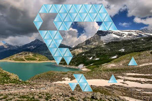 《仙境風景逆向拼圖》 《仙境風景逆向拼圖》