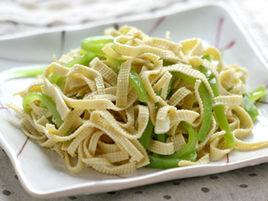 青椒豆腐絲 青椒豆腐絲