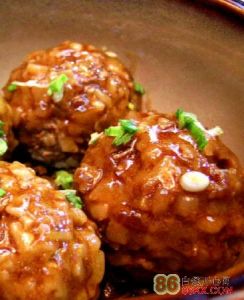 荸薺獅子頭 荸薺獅子頭