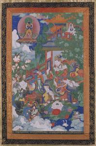 18世紀班禪喇嘛源流——香格里拉王唐卡 18世紀班禪喇嘛源流——香格里拉王唐卡