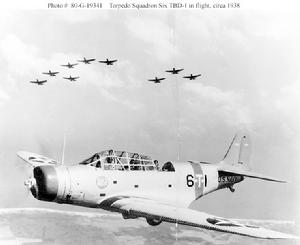 美國TBD蹂躪者魚雷轟炸機