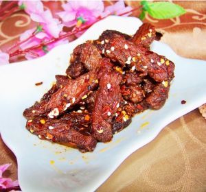 香辣牛肉干