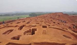 廣州增城浮扶嶺大型古墓群發掘現場