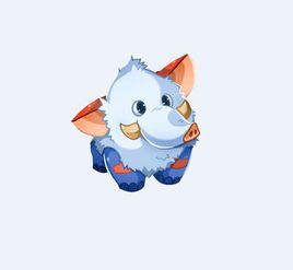 長毛象[手遊嗨皮精靈遺蹟之塔虛擬寵物]